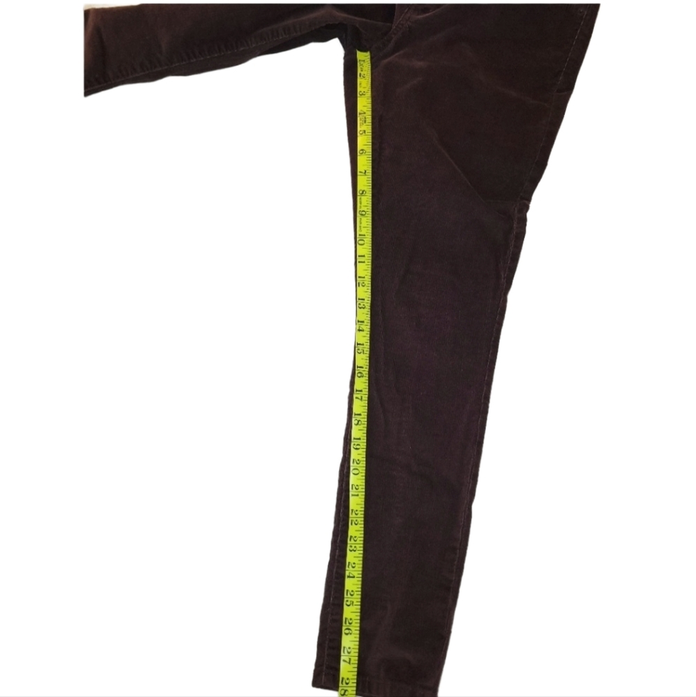 Universal Thread Chocolate Brown Corduroy Mid-rise Skinny Pants Size 6/28R - Picture 11 of 13